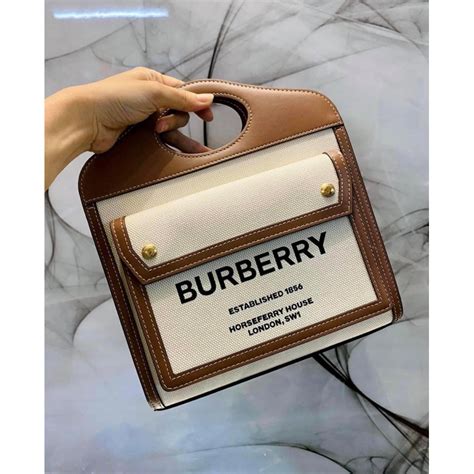 túi burberry ngọc trinh|Túi Ngọc Trinh BURBERRY mini Pocket Bag Two.